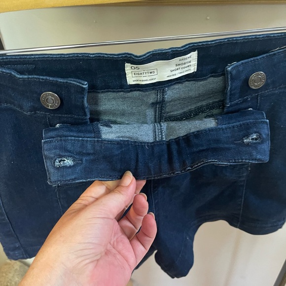 NWOT Stretch denim sailor shorts - Picture 3 of 5